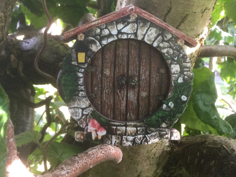 Fairy Door Miniature Garden Home Round Door 3D - FD-003