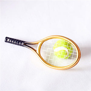 Miniature Tennis Racket wth ball -  Dolls House Furniture -